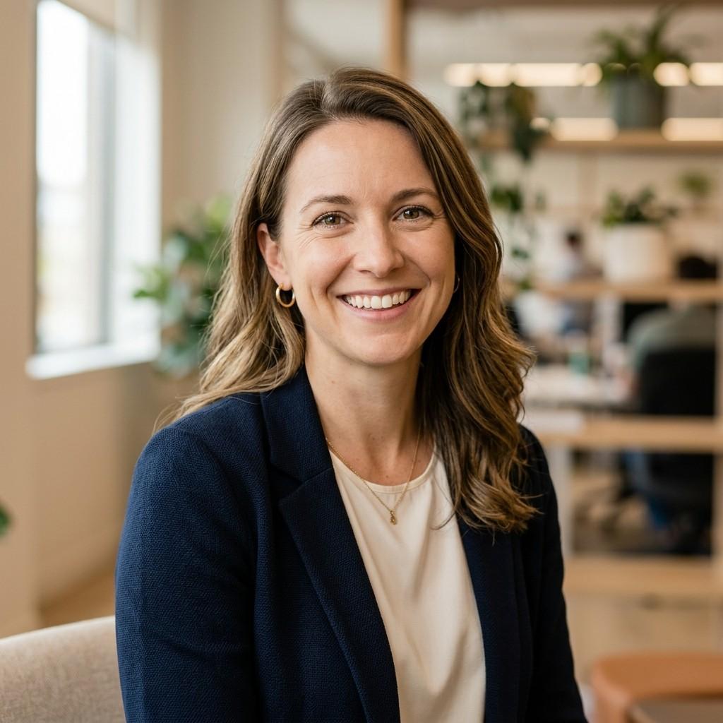 Portrait of Sarah M., a TrueLine Coverage user